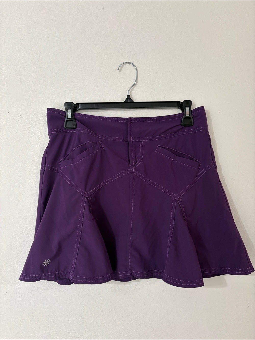 Athleta Purple All Terrain Athletic Mini Skirt Size 0